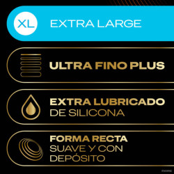 Durex - Connexion Totale Xl Ultra Fine Plus Sans Latex 10 Unités